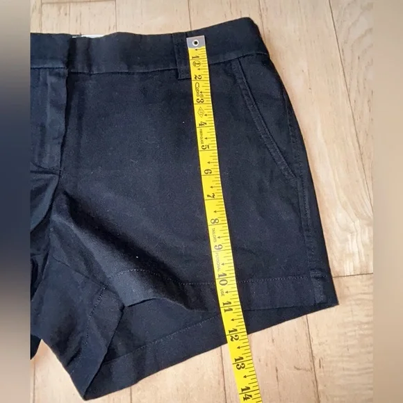 J. Crew Women’s Classic Chino 3.5” Inseam 100% Cotton Shorts Black NWT - Picture 10 of 16